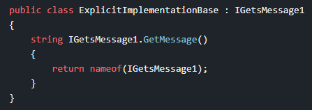 Explicitní implementace interface