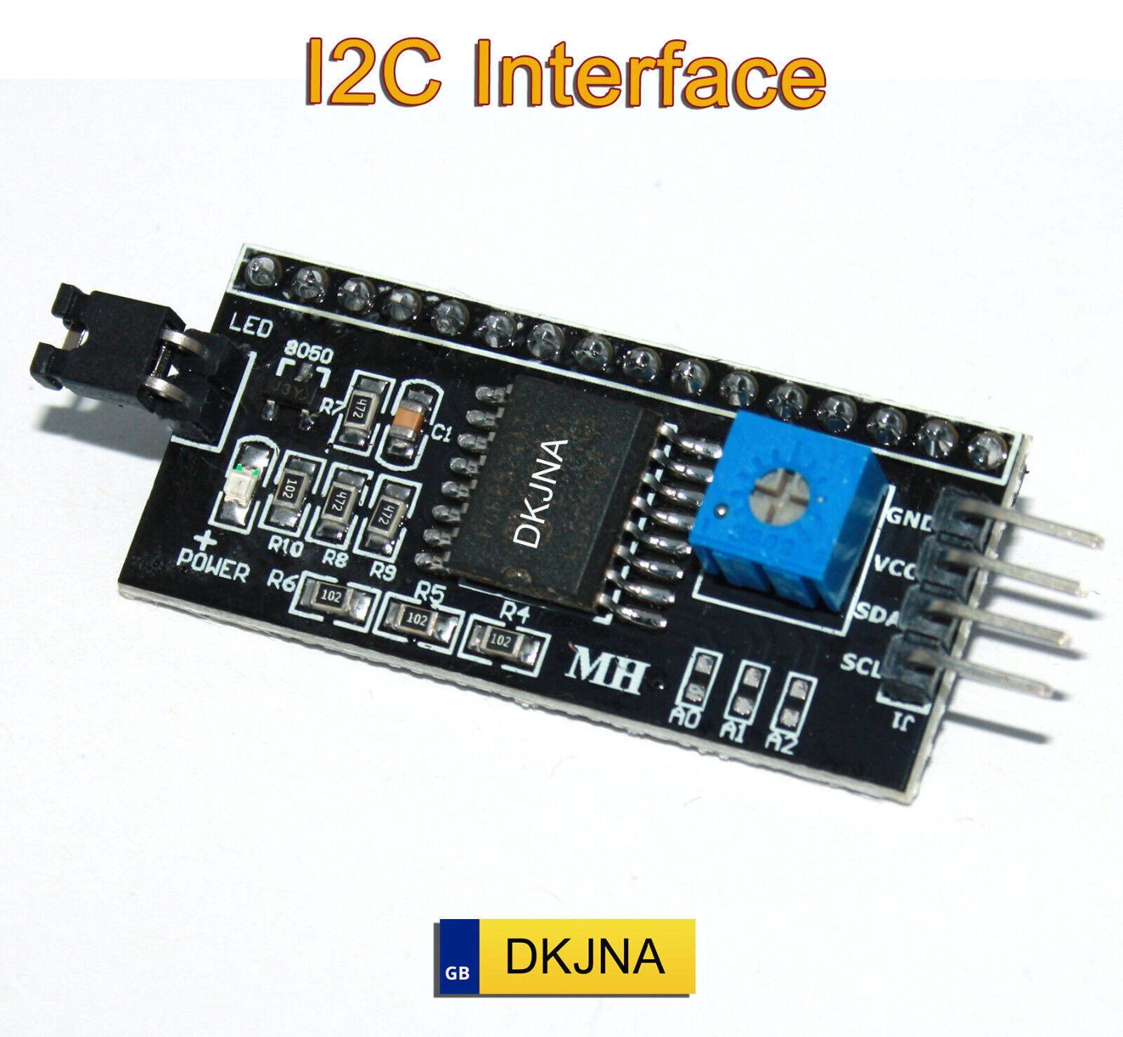 PI2C port s modulem pro sériovou komunikaci
